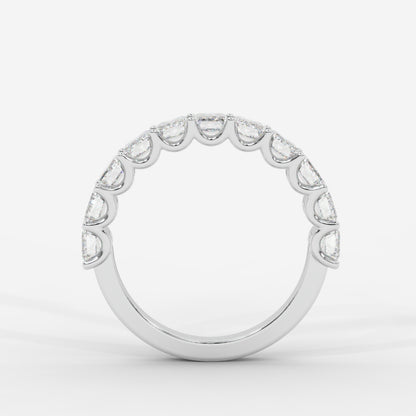 Casey Half-Eternity Band – Emerald