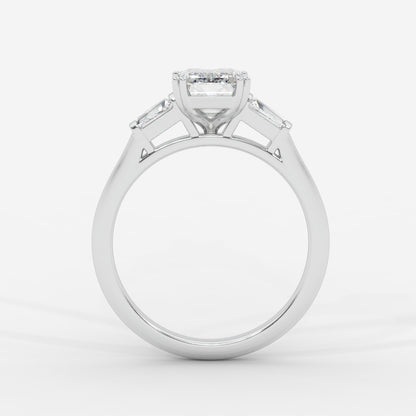 Helena Three-Stone Ring - Emerald