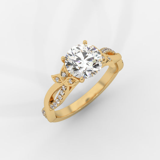 Ivy Vine Ring - Round