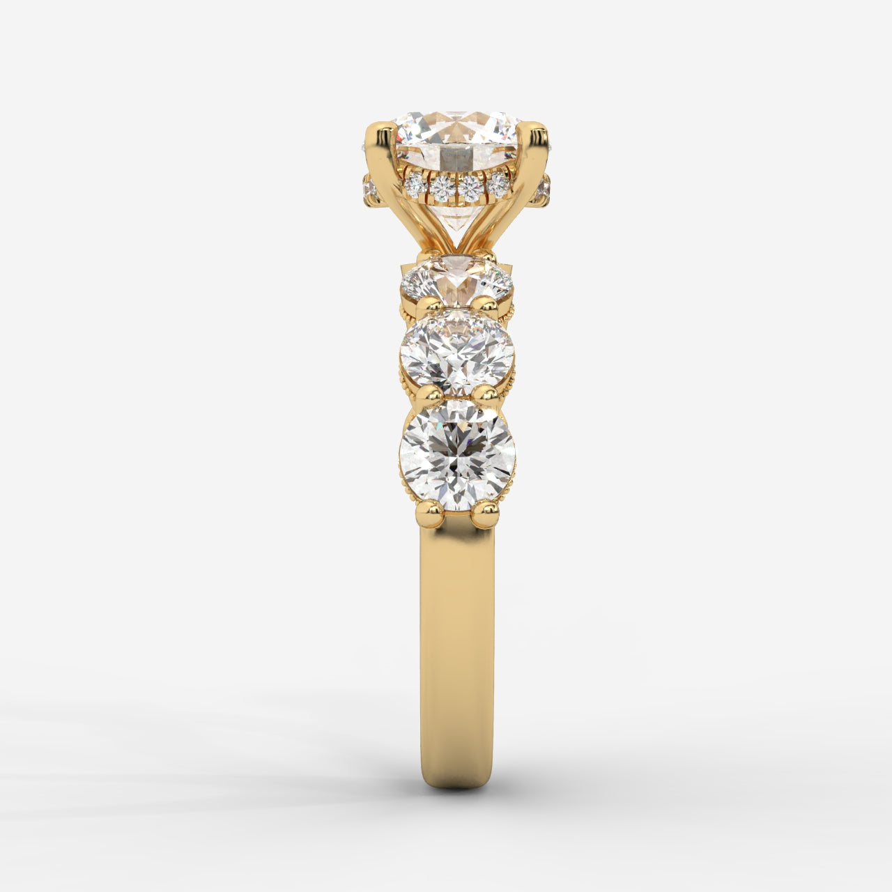 Elizabeth Vintage Ring - Round