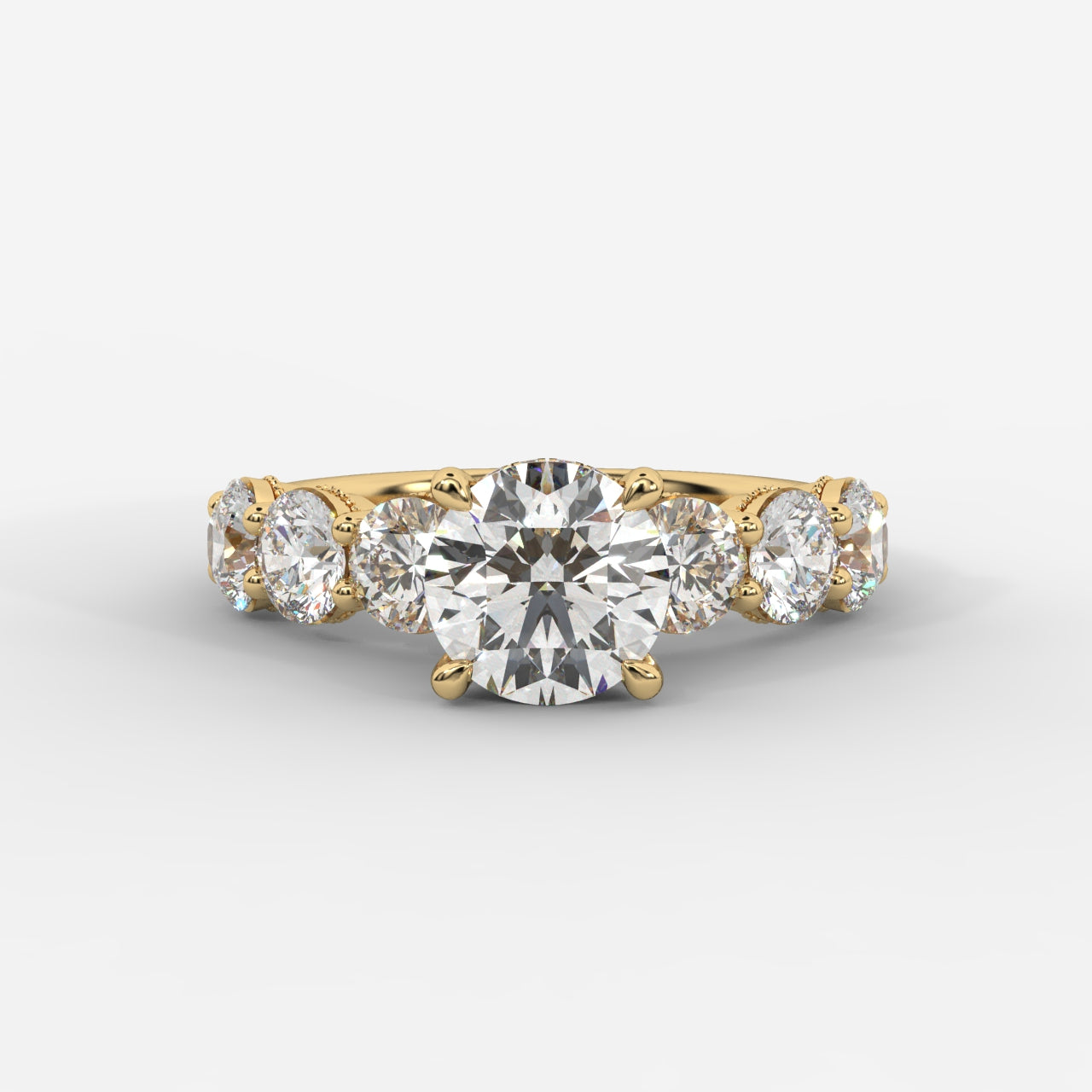 Elizabeth Vintage Ring - Round