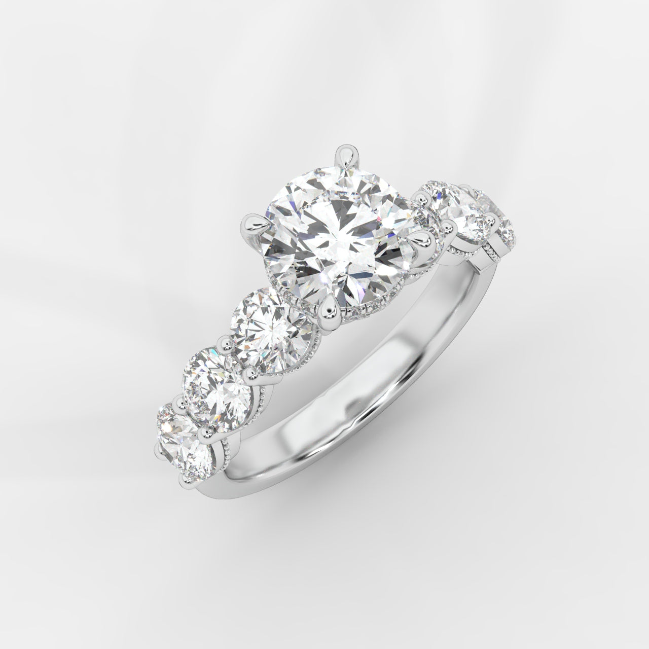 Elizabeth Vintage Ring - Round