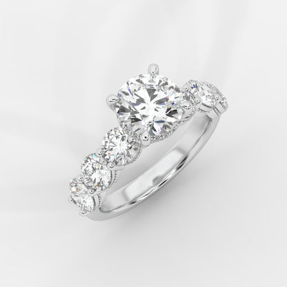 Elizabeth Vintage Ring - Round