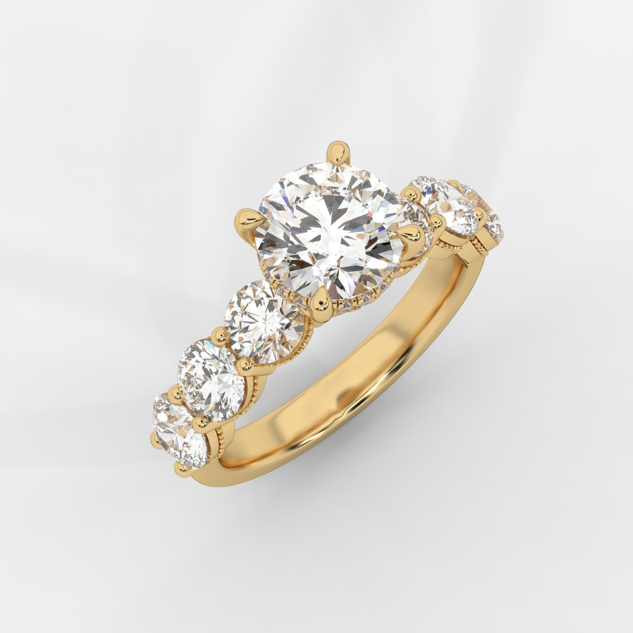 Elizabeth Vintage Ring - Round