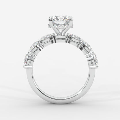 Elizabeth Vintage Ring - Round