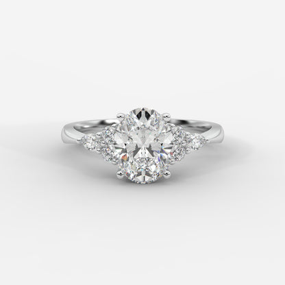 Olivia Cluster Ring - Oval