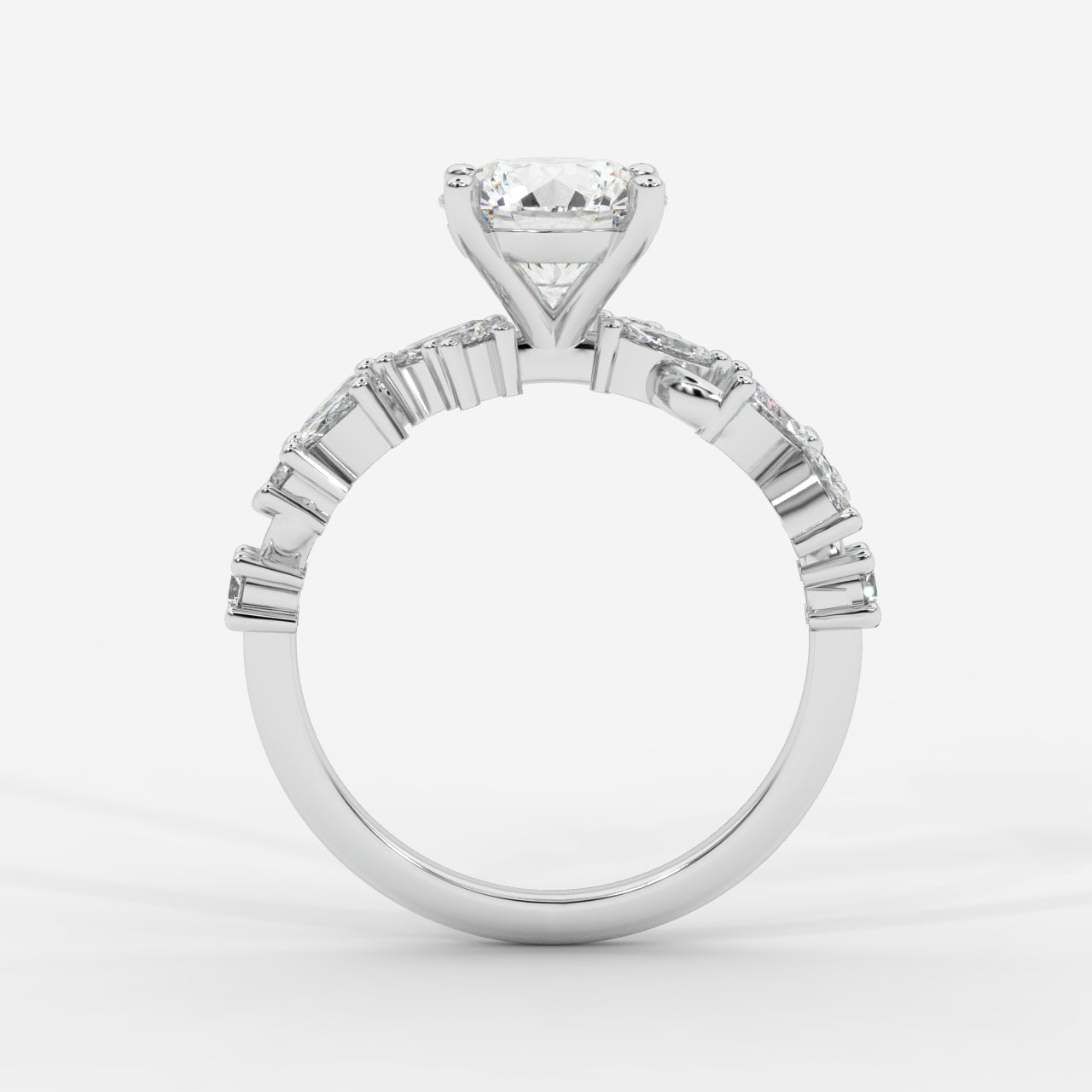 Camellia Floral Ring - Round