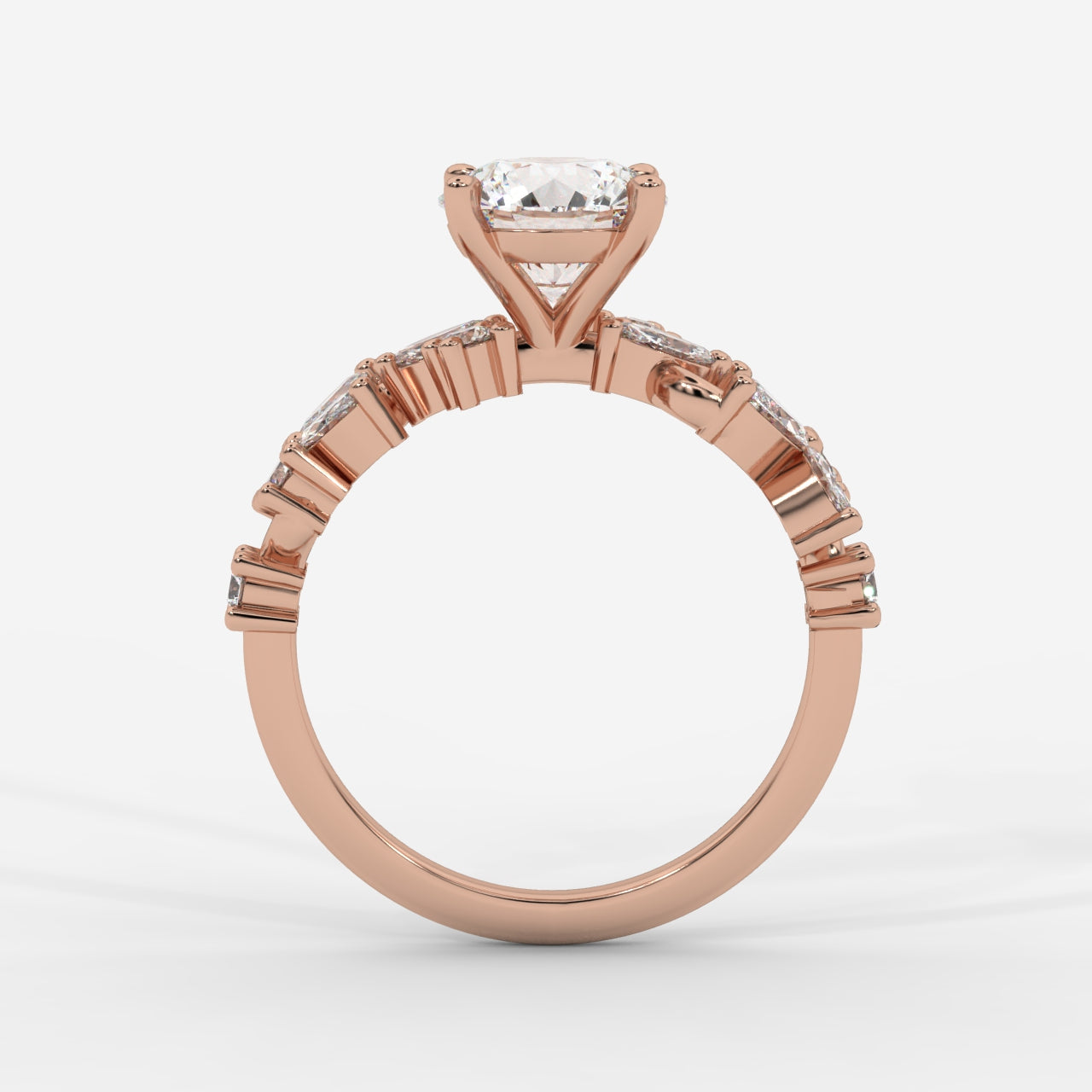 Camellia Floral Ring - Round