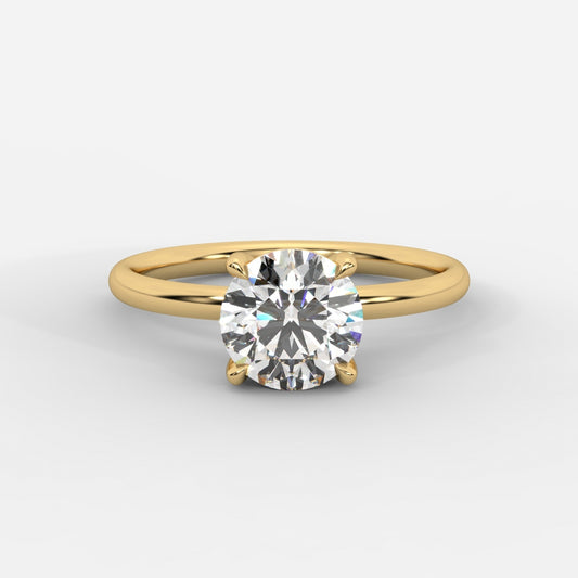 Talia Diamond Solitaire Ring - Round