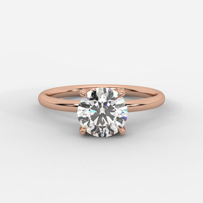 Talia Diamond Solitaire Ring - Round