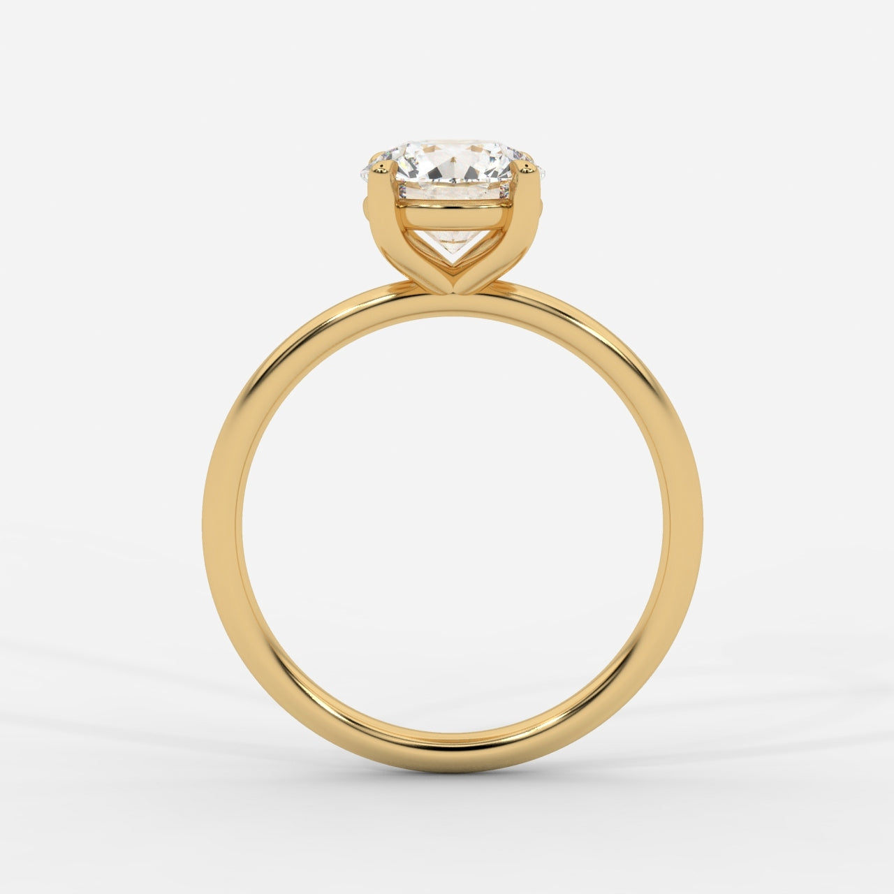 Talia Diamond Solitaire Ring - Round