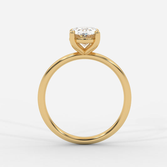 Talia Diamond Solitaire Ring - Oval