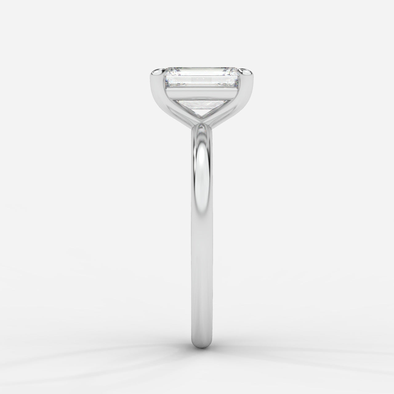 Talia Diamond Solitaire Ring - Emerald