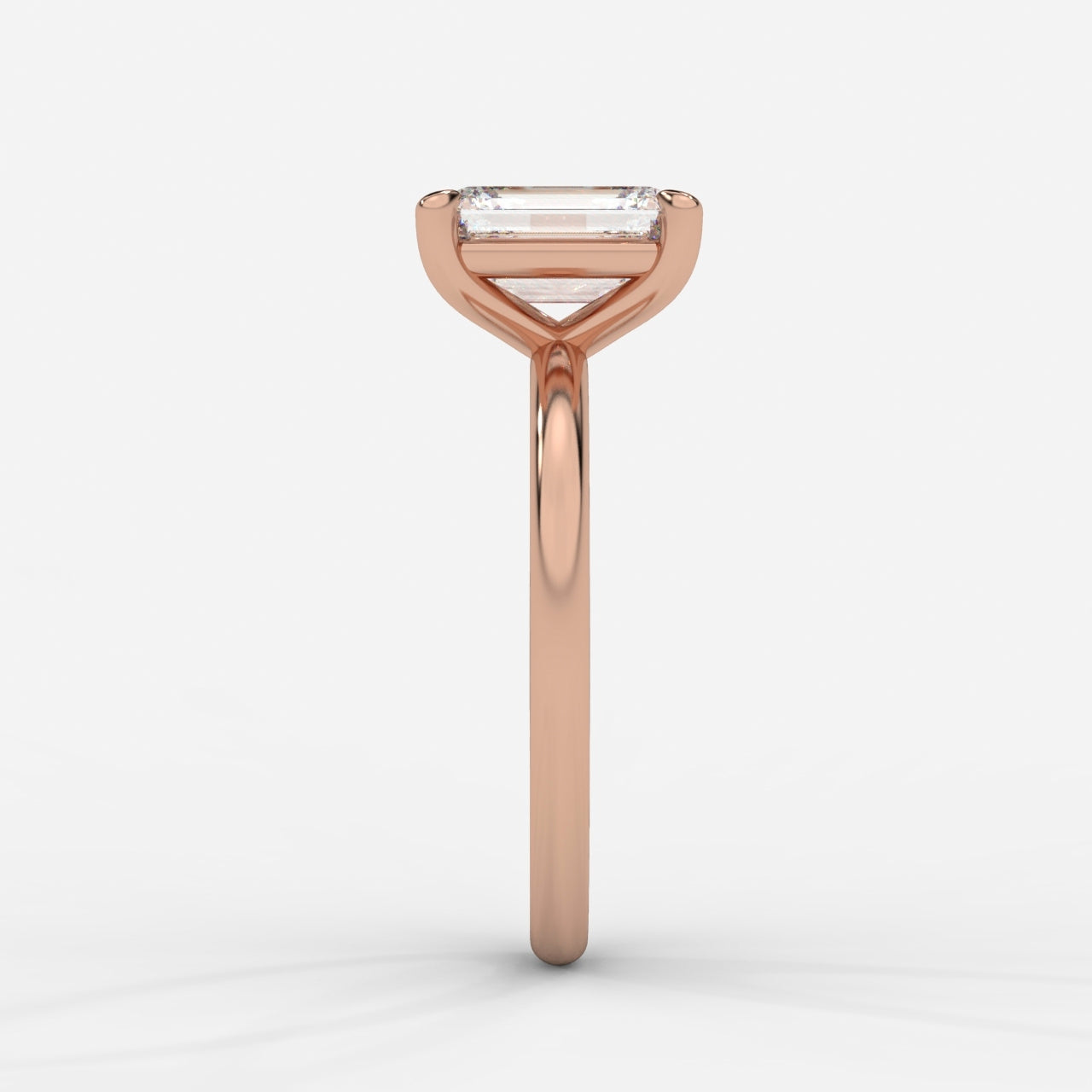 Talia Diamond Solitaire Ring - Emerald