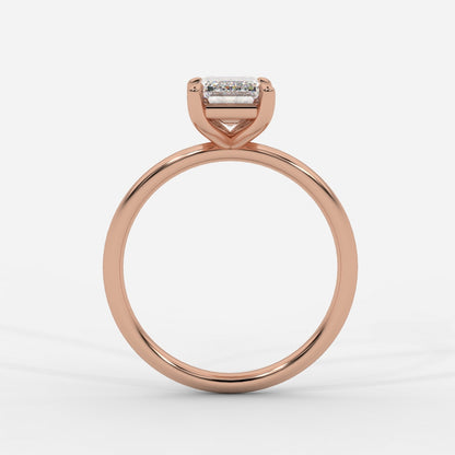 Talia Diamond Solitaire Ring - Emerald