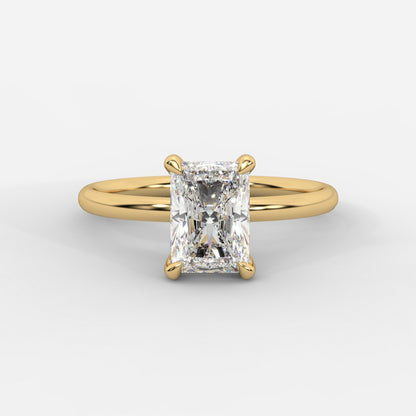 Talia Diamond Solitaire Ring - Radiant