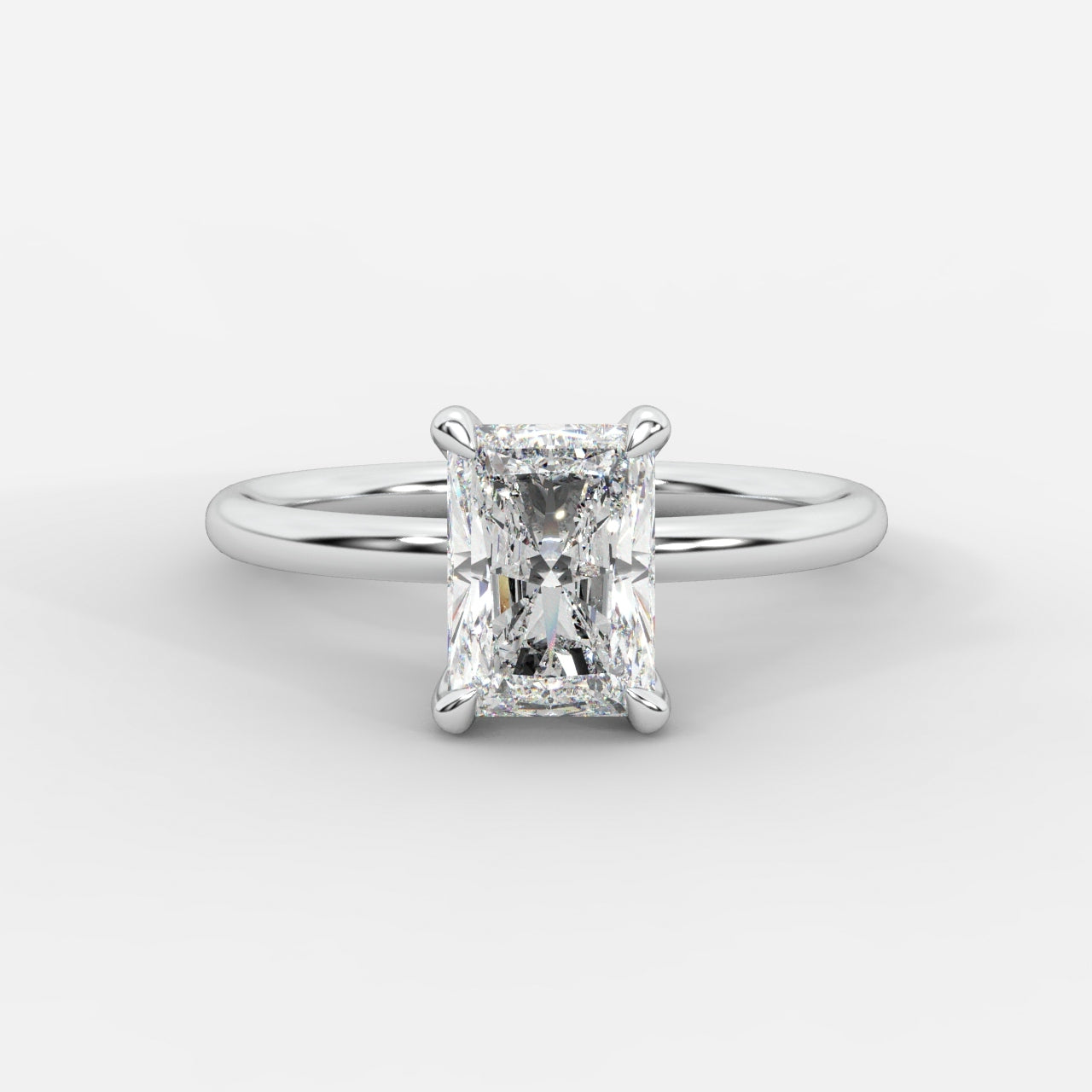 Talia Diamond Solitaire Ring - Radiant