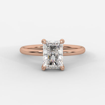 Talia Diamond Solitaire Ring - Radiant