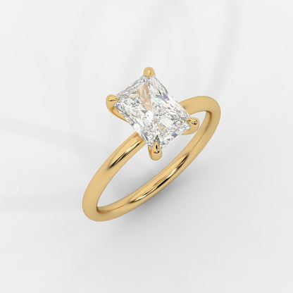 Talia Diamond Solitaire Ring - Radiant