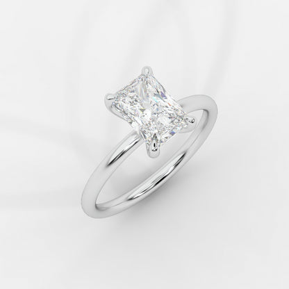 Talia Diamond Solitaire Ring - Radiant