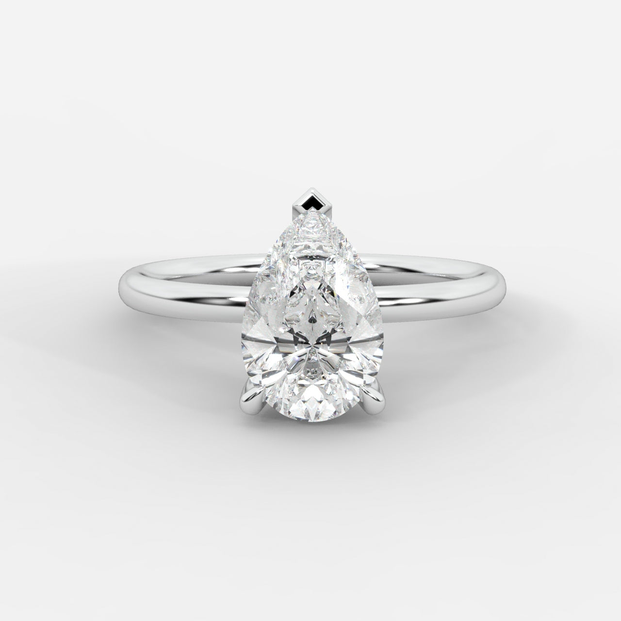 Talia Diamond Solitaire Ring - Pear
