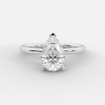 Talia Diamond Solitaire Ring - Pear