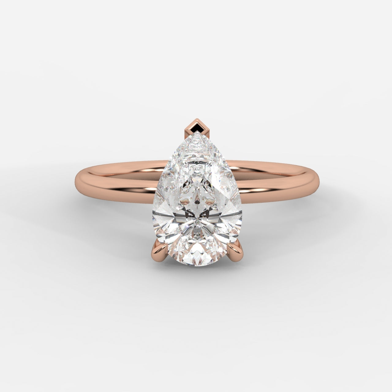 Talia Diamond Solitaire Ring - Pear