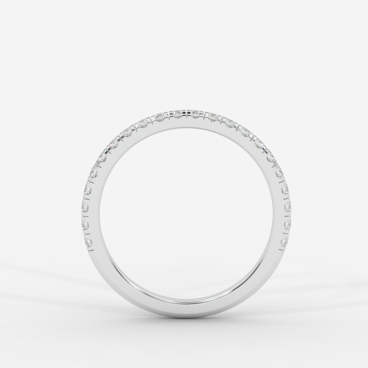 Alice Half Eternity Band - Round - AYKA JEWELS