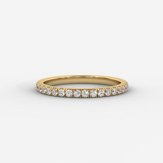 Alice Half Eternity Band - Round - AYKA JEWELS