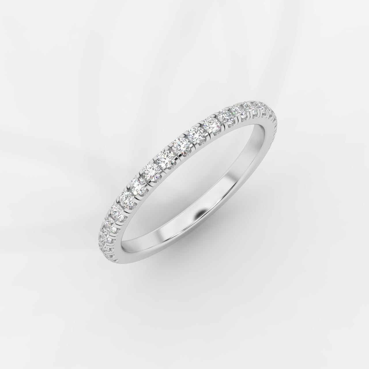 Alice Half Eternity Band - Round - AYKA JEWELS