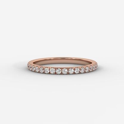 Alice Half Eternity Band - Round - AYKA JEWELS