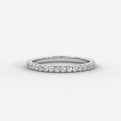 Alice Half Eternity Band - Round - AYKA JEWELS