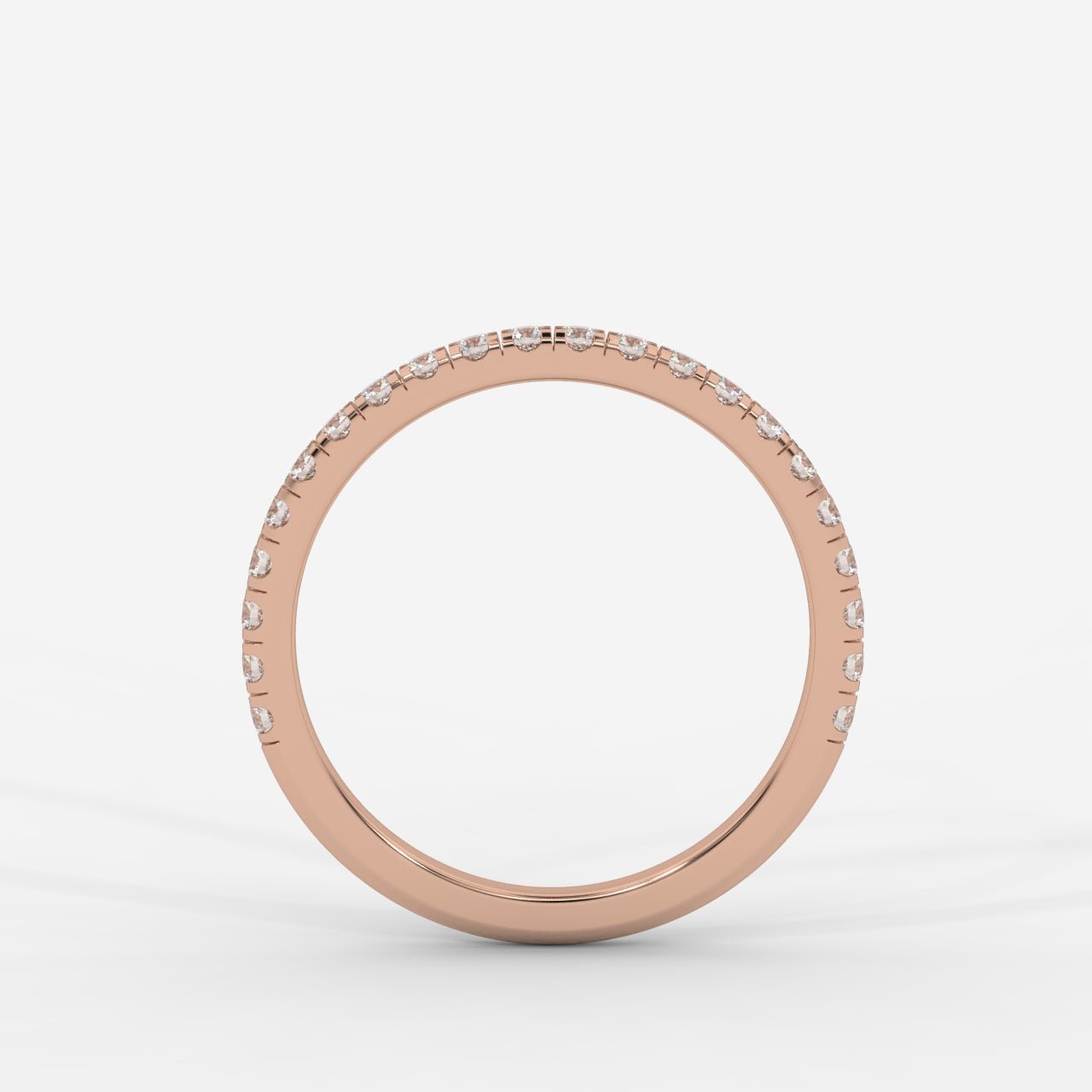 Alice Half Eternity Band - Round - AYKA JEWELS