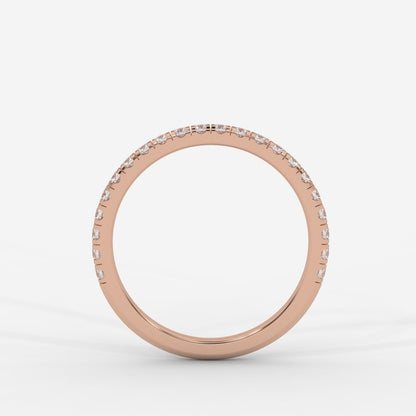 Alice Half Eternity Band - Round - AYKA JEWELS