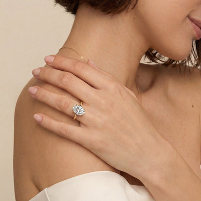 Aria Brilliant Diamond Solitaire Ring - Oval - AYKA JEWELS