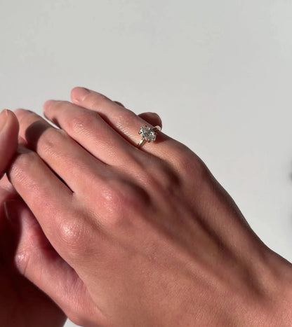 Aria Brilliant Diamond Solitaire Ring - Oval - AYKA JEWELS