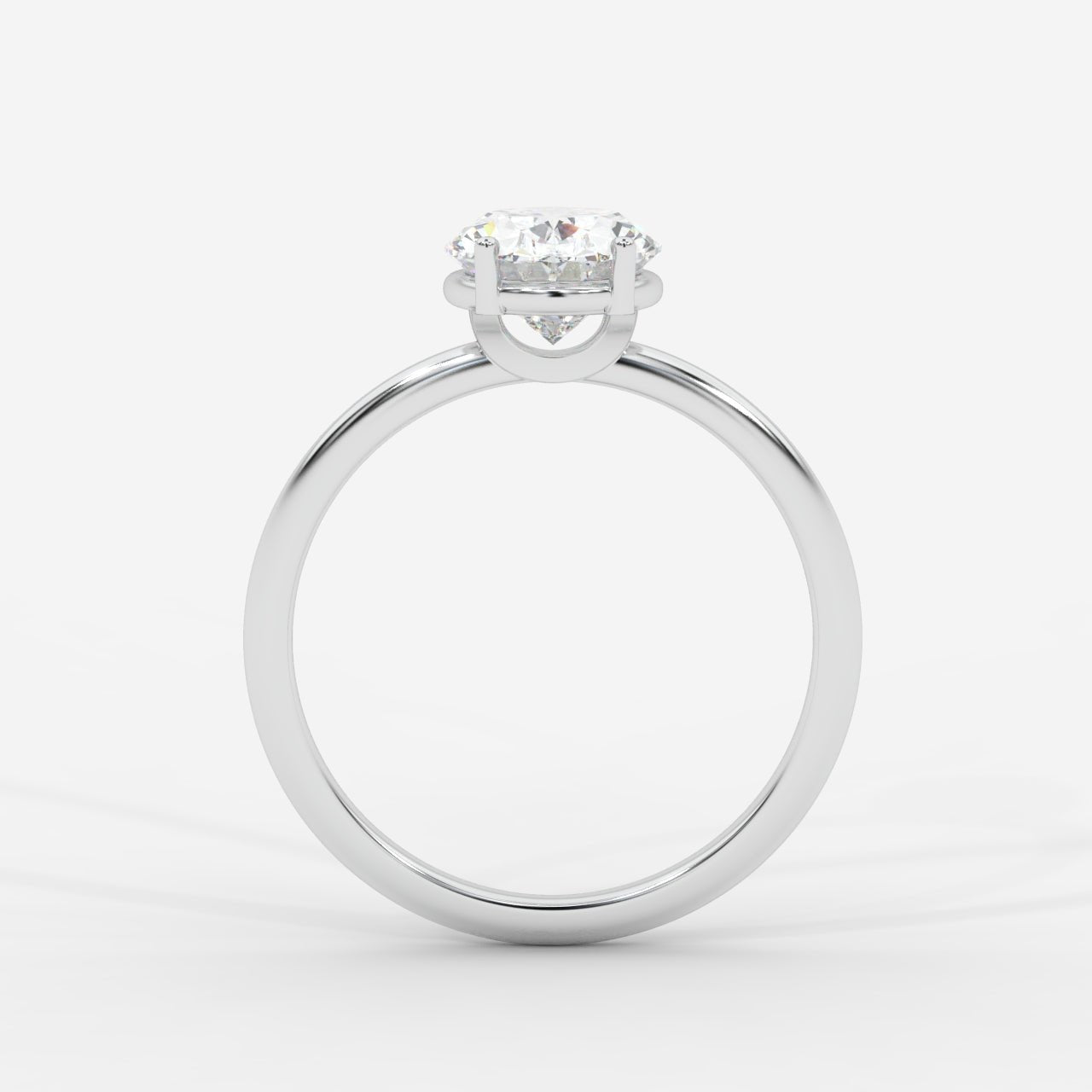 Aria Brilliant Diamond Solitaire Ring - Oval - AYKA JEWELS