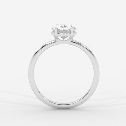 Aria Brilliant Diamond Solitaire Ring - Oval - AYKA JEWELS