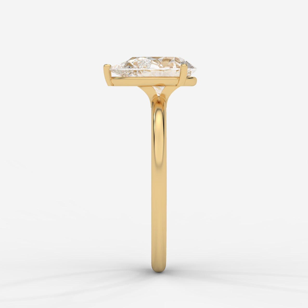 Aria Brilliant Diamond Solitaire Ring - Pear - AYKA JEWELS