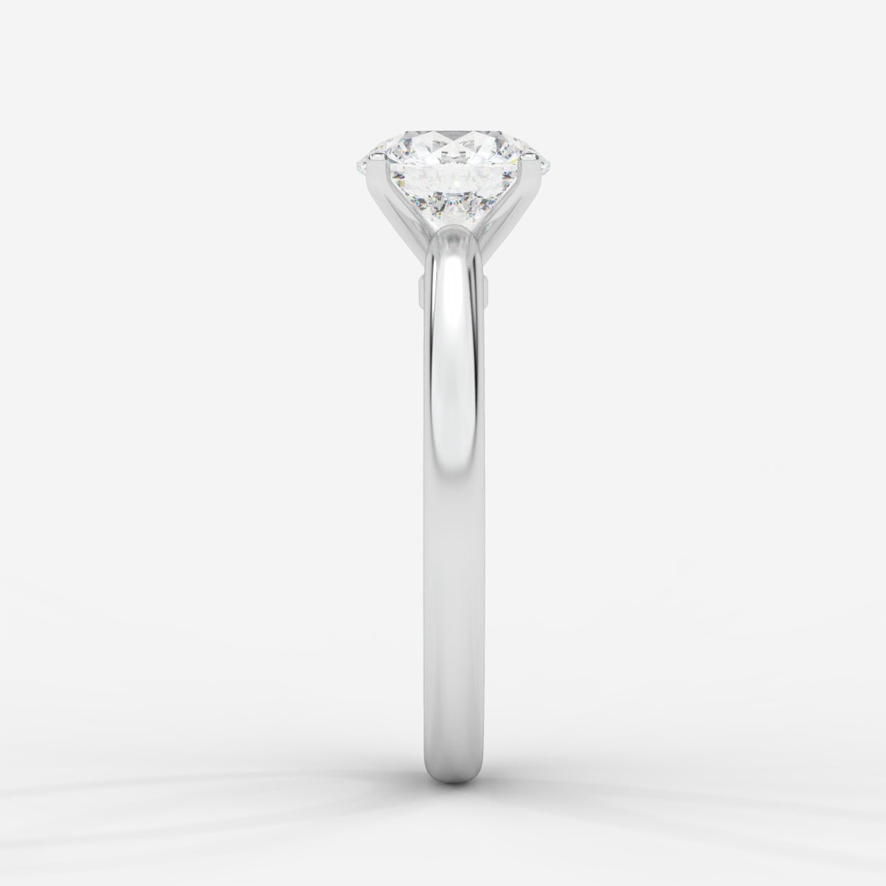 Aria Brilliant Diamond Solitaire Ring - Round - AYKA JEWELS