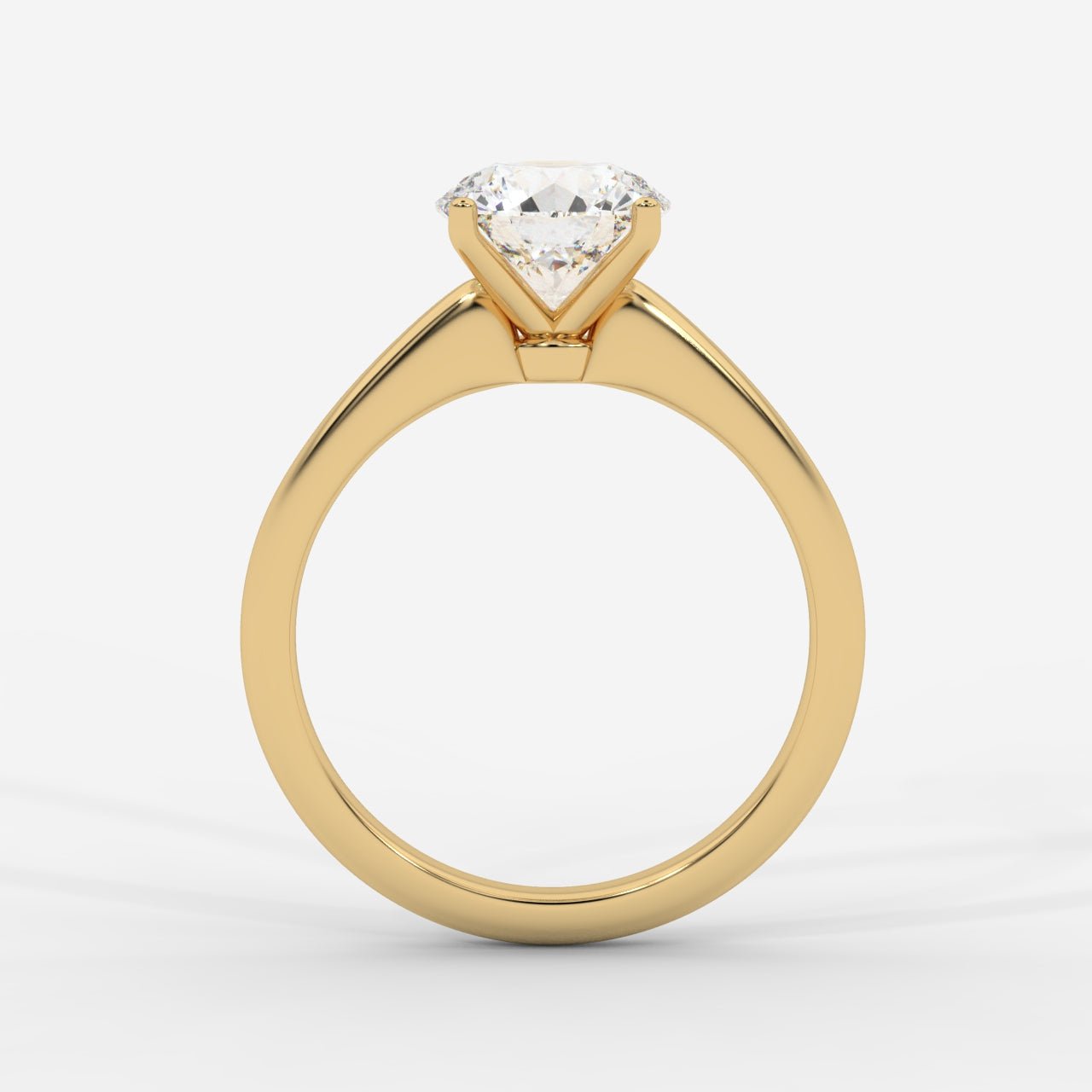 Aria Brilliant Diamond Solitaire Ring - Round - AYKA JEWELS