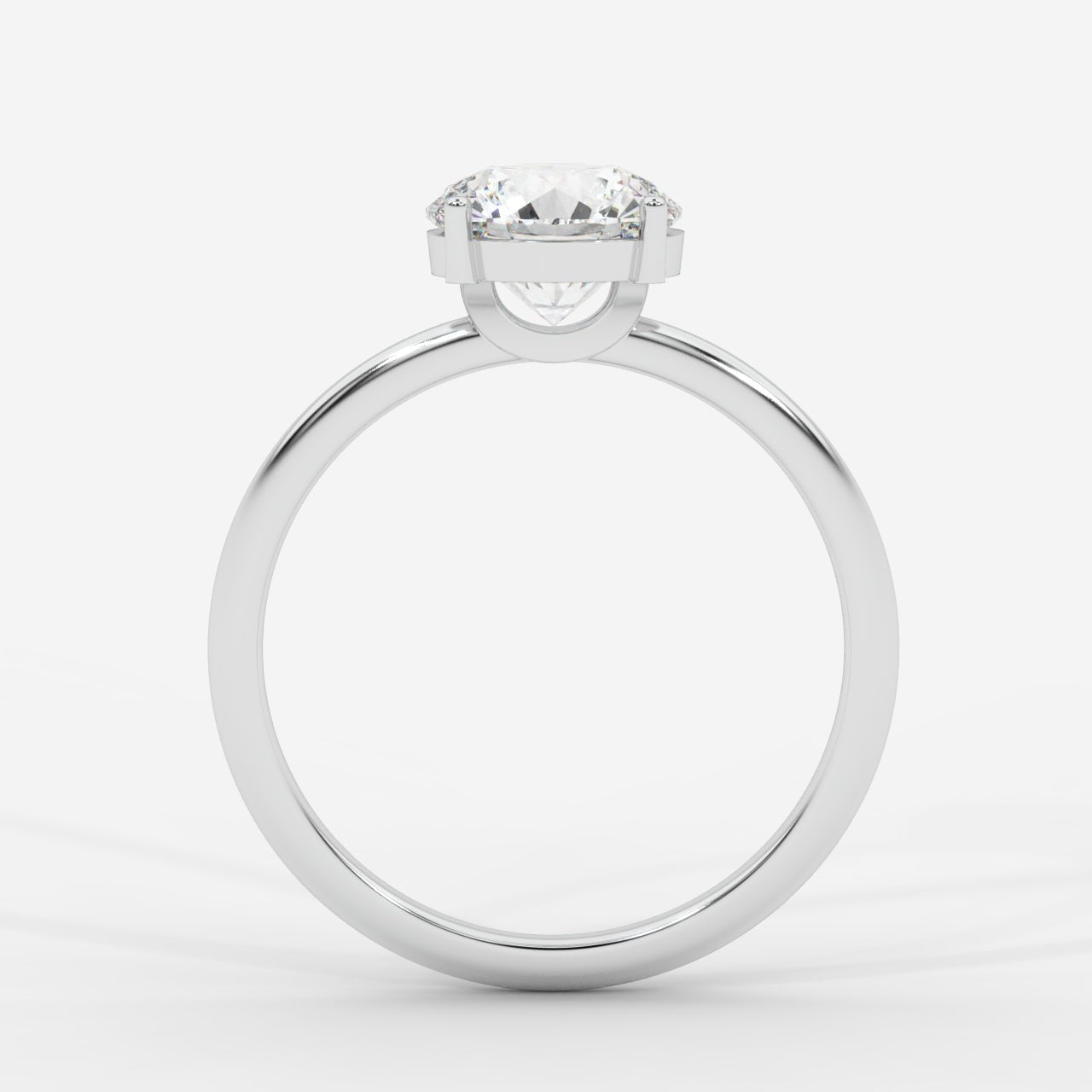 Aria Brilliant Diamond Solitaire Ring - Round - AYKA JEWELS