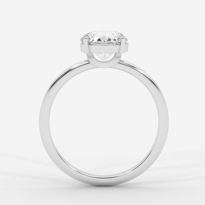 Aria Brilliant Diamond Solitaire Ring - Round - AYKA JEWELS