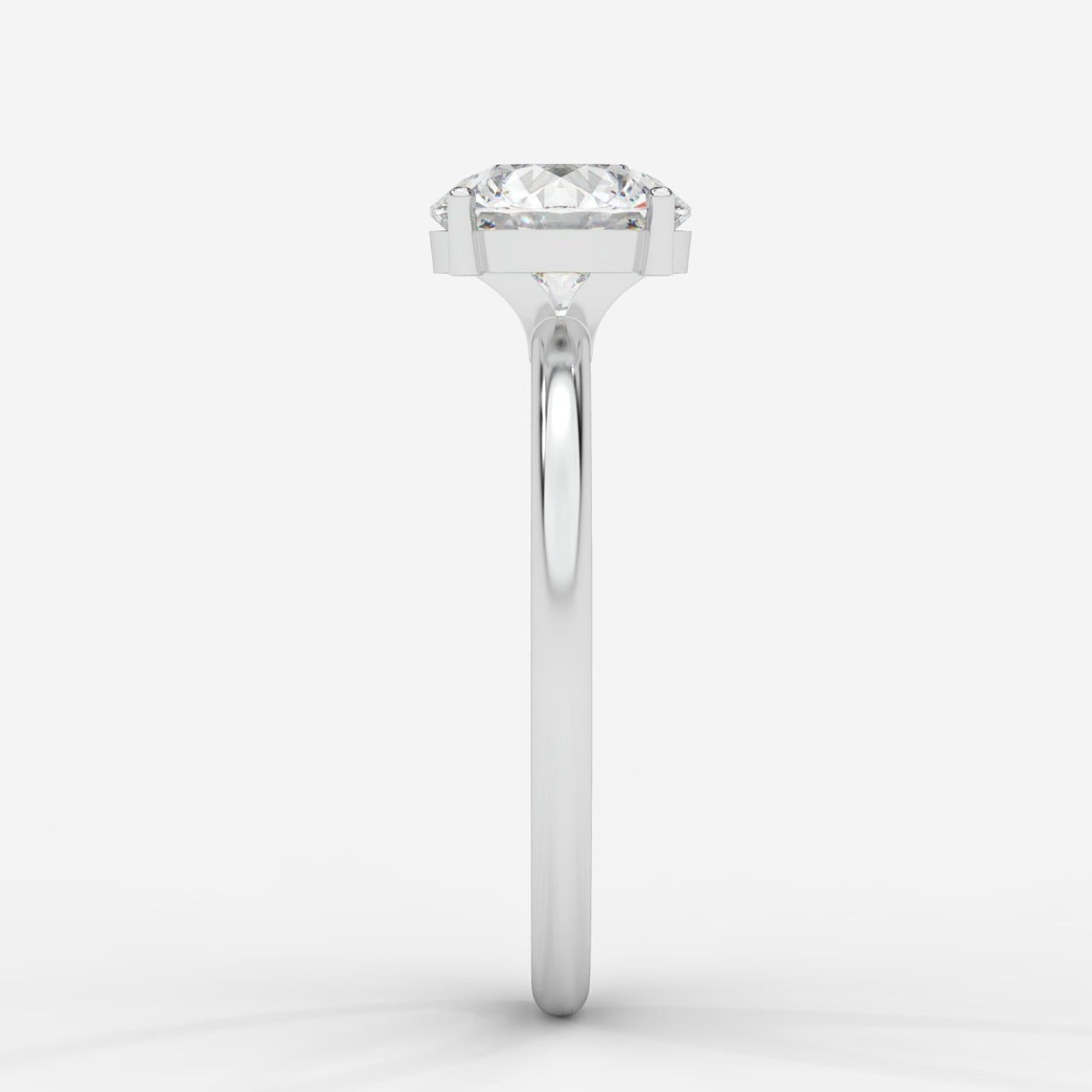 Aria Brilliant Diamond Solitaire Ring - Round - AYKA JEWELS