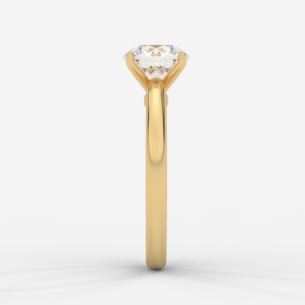 Aria Brilliant Diamond Solitaire Ring - Round - AYKA JEWELS