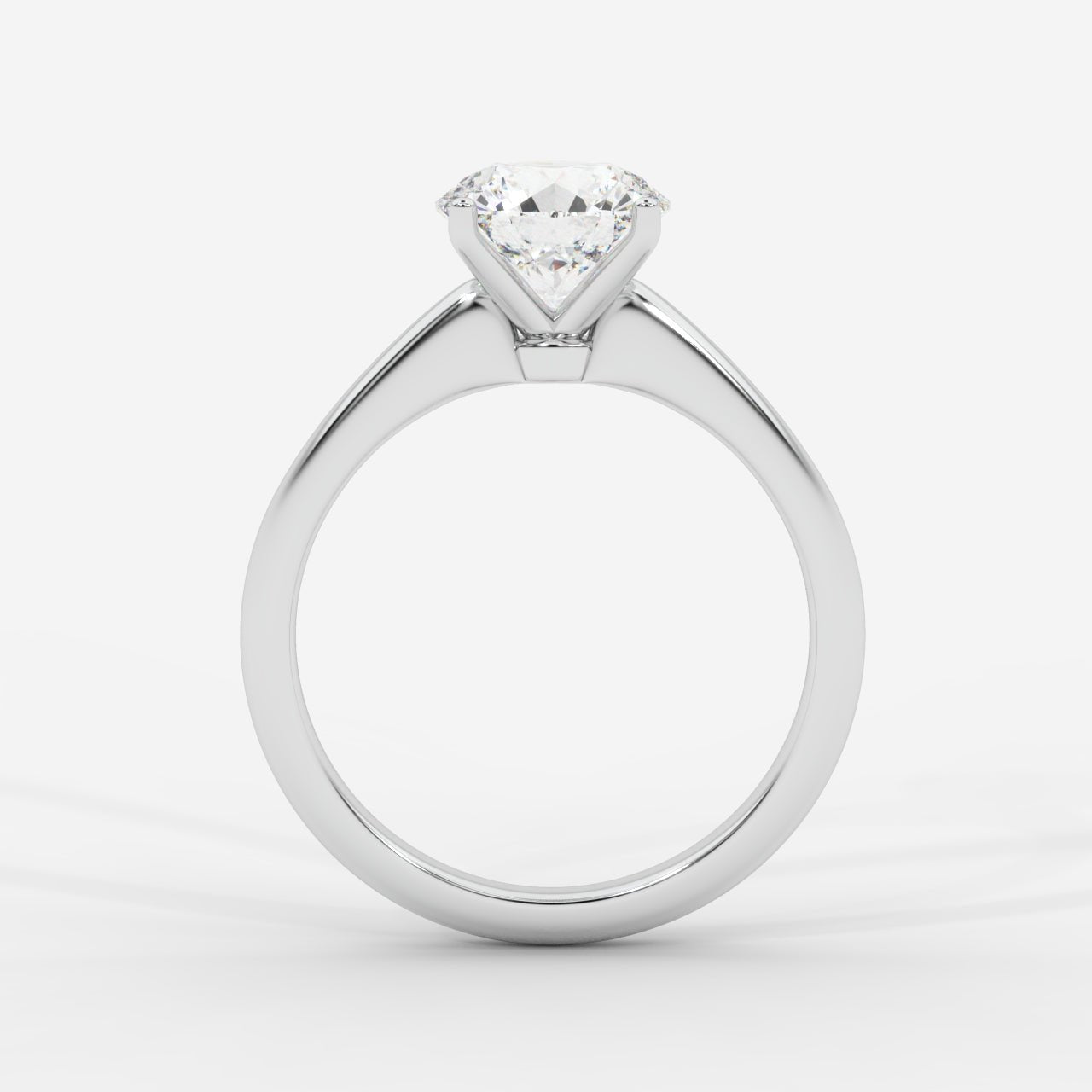Aria Brilliant Diamond Solitaire Ring - Round - AYKA JEWELS