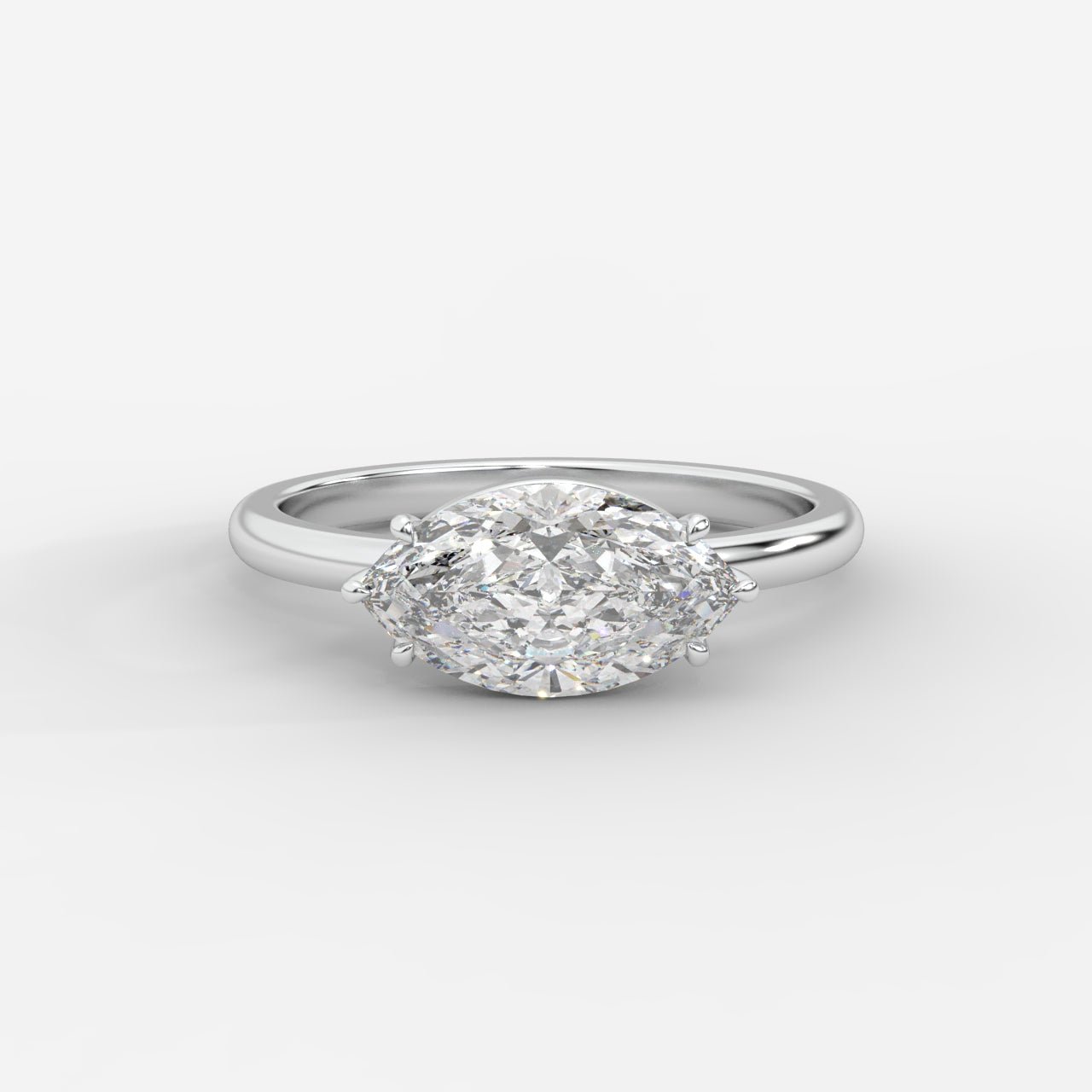 Aria Brilliant East West Solitaire Ring - Marquise - AYKA JEWELS