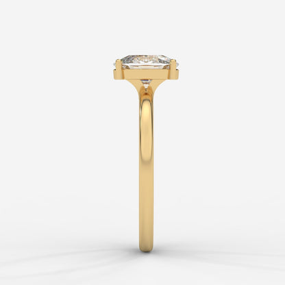 Aria Solitaire Ring - Cushion - AYKA JEWELS