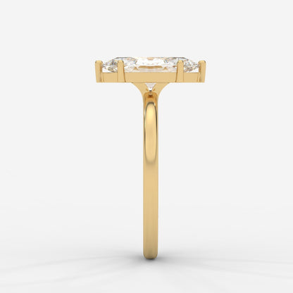Aria Solitaire Ring - Marquise - AYKA JEWELS