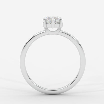 Aria Solitaire Ring - Marquise - AYKA JEWELS